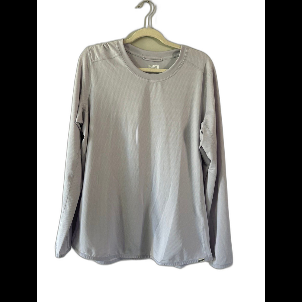 Duluth Trading Company Women’s XL Armachillo  Cooling Long Sleeve Tee Purple